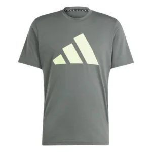 train essentials feelready logo training t shirt, green