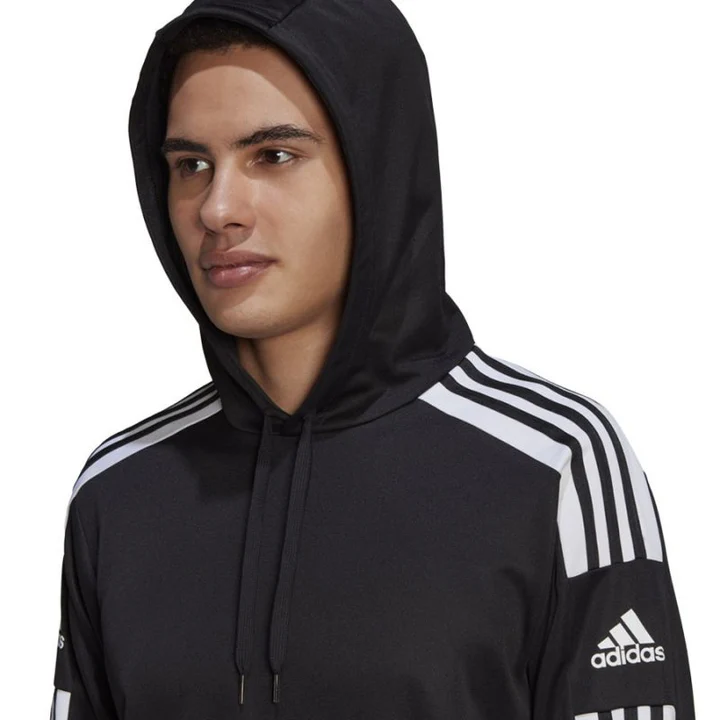 men's adidas black hoodie squadra 21 overhead